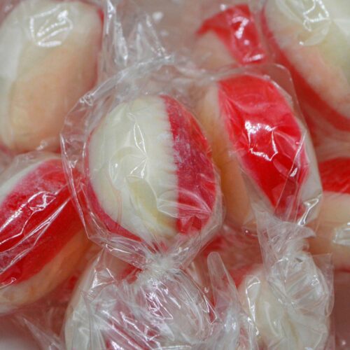 Sherbet Strawberries Wrapped